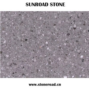 High Performance Inorganic Grey Terrazzo Artificial Stone