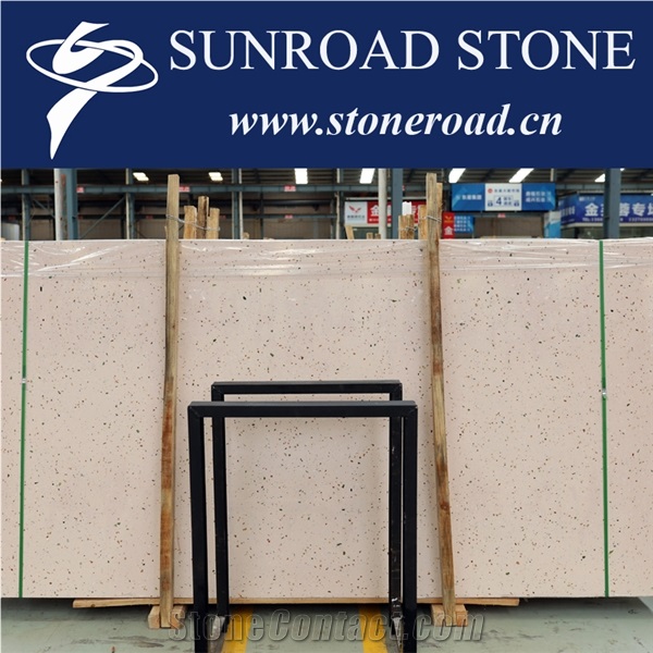 High Performance Inorganic Stone Terrazzo Slab Floor Tile