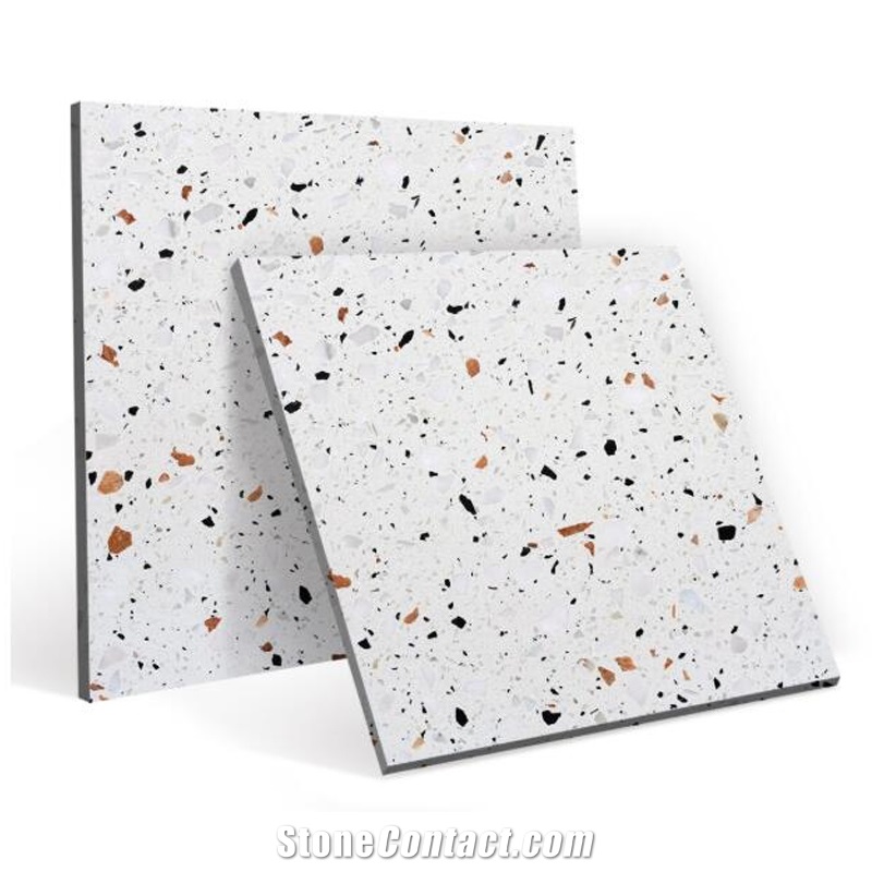 High Performance Terrazzo Slab Bathroom Floor Tiles