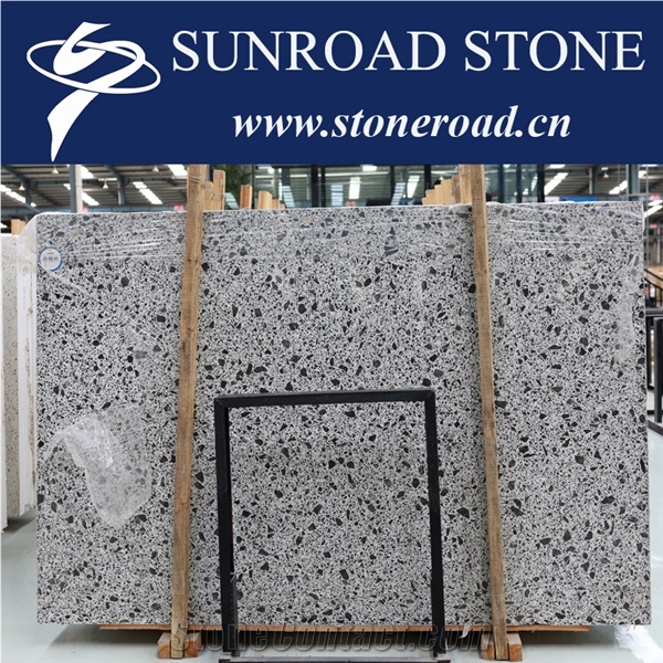 Inorganic Artificial Stone Terrazzo Slab Terrazzo Floor Tile