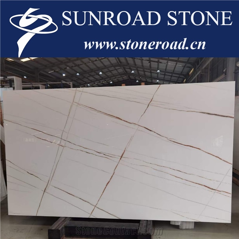 Nano Glass Stone Nano Crystallite Pure White Slabs Tiles