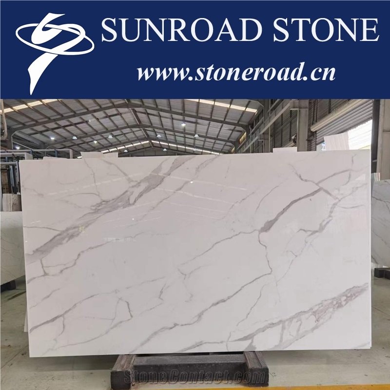 Nano Glass Stone Nano Crystallite Pure White Slabs Tiles