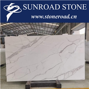 Nano Glass Stone Nano Crystallite Pure White Slabs Tiles