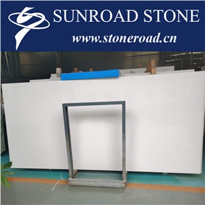 Nano Glass Stone Nano Crystallite Pure White Slabs Tiles