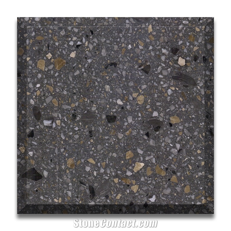 Natural Artificial Stone Panel Precast Terrazzo Tile Slab