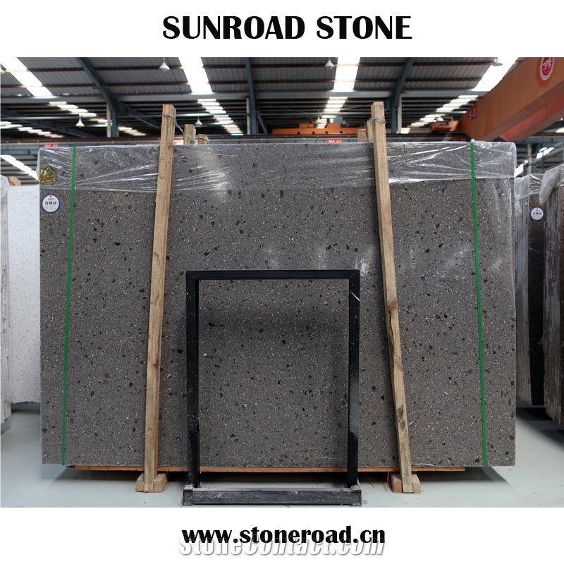 Natural Artificial Stone Panel Precast Terrazzo Tile Slab