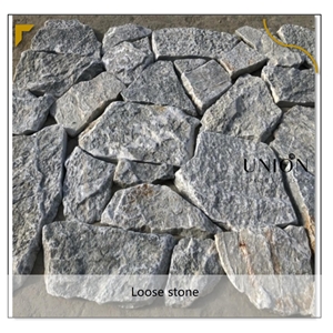 Blue Exterior Wall Paving Stone Veneer Random Stack Stone