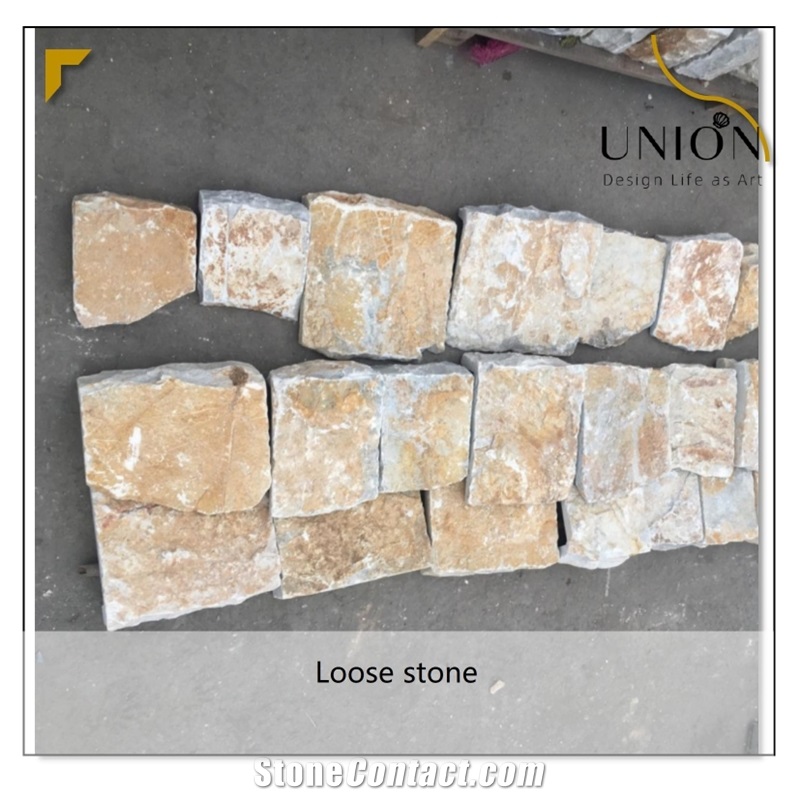 Chinese Natural Random Castle Wall Stones For Exterior Wall