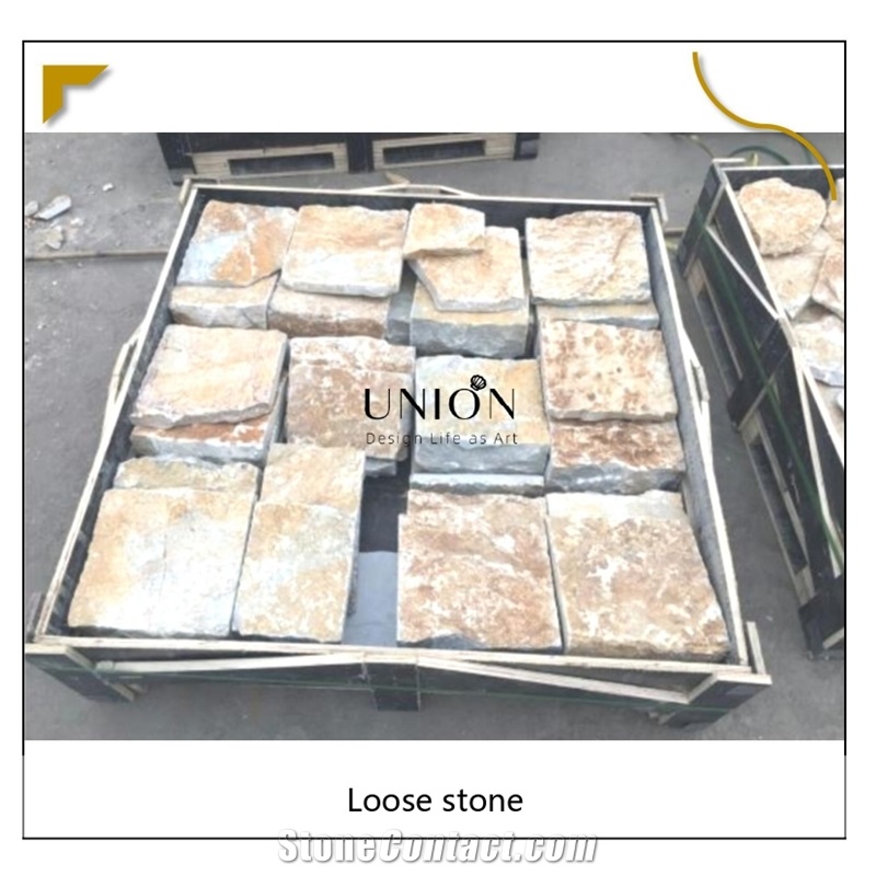 Dry Stack Stone Wall Form Natural Culture Stone