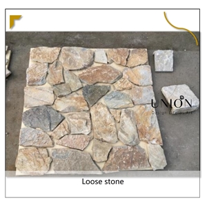Dry Stack Stone Wall Form Natural Culture Stone