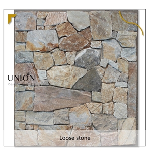 Dry Stack Stone Wall Form Natural Culture Stone