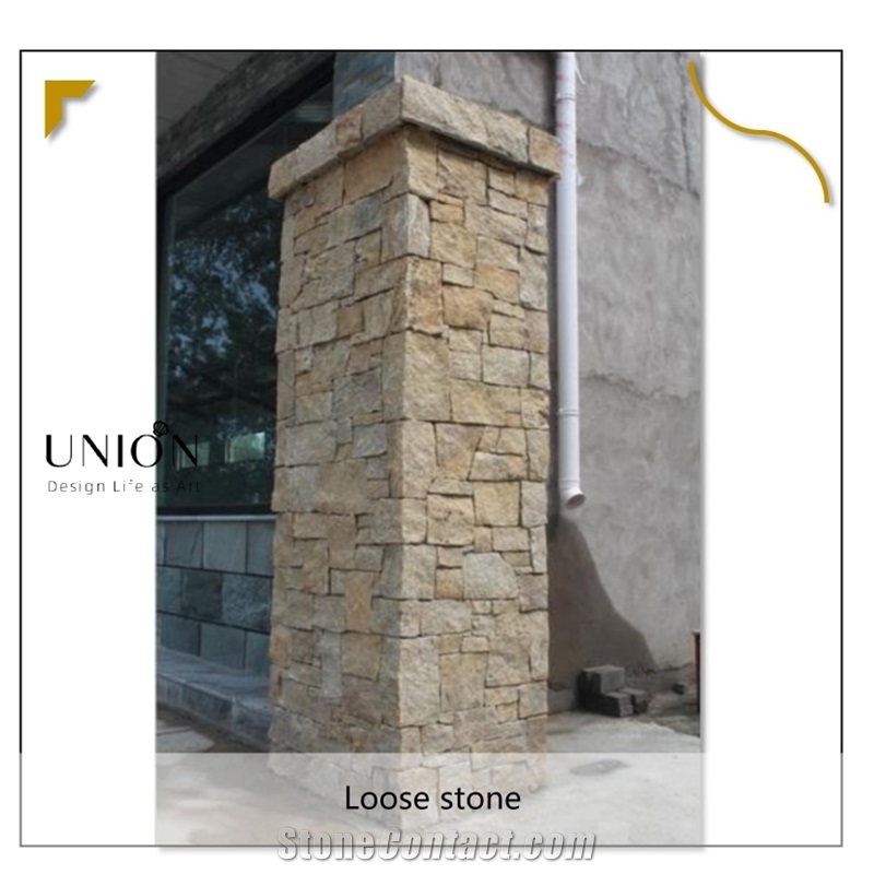 Limestone Loose Stone Veneer Wall Cladding For Exterior Wall