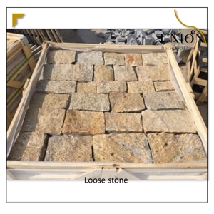 Limestone Loose Stone Veneer Wall Cladding For Exterior Wall