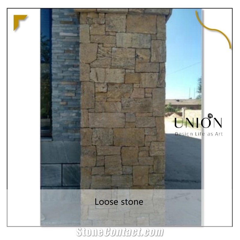 Limestone Loose Stone Veneer Wall Cladding For Exterior Wall