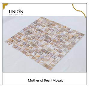 MOP Pearl Shell Mosaic Natural Oil Flower Color Kitchen Tile