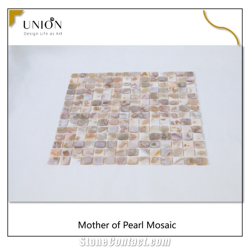 MOP Pearl Shell Mosaic Natural Oil Flower Color Kitchen Tile