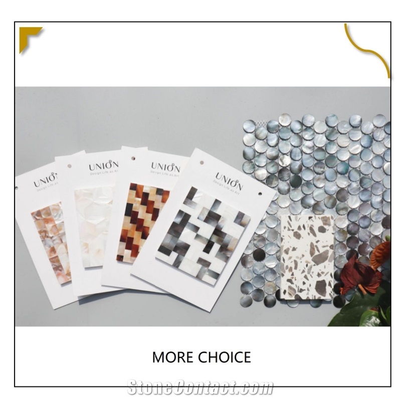 Mother Of Pearl Tiles Shell Mosaic For Interior Wall Decora