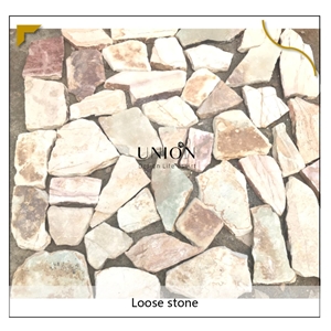 Natural Split White Sandstone Loose Stone And Corner