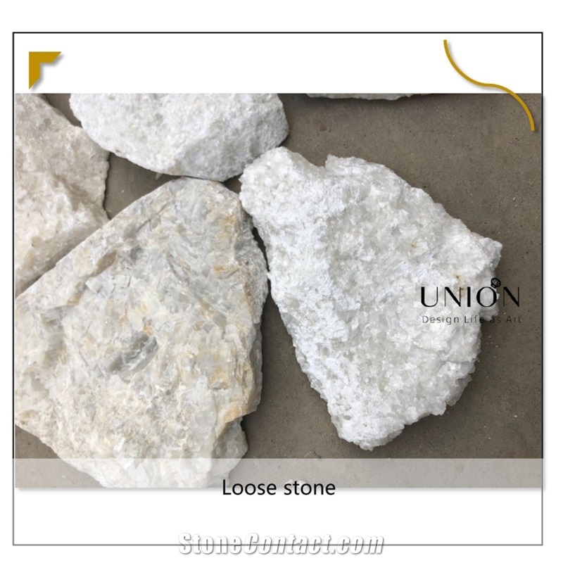 Pearl White Milk White Crystal White Loose Stone Veneer Wall