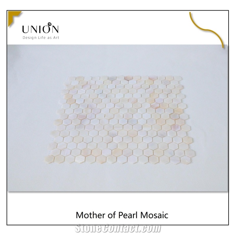 Wall Shell Mosaic Tile Natrual Color Made By Mother Of Pearl