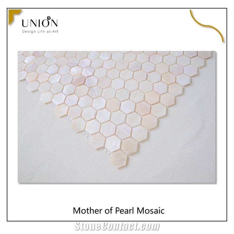 Wall Shell Mosaic Tile Natrual Color Made By Mother Of Pearl