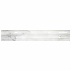 Carrara White Marble Chair Molding