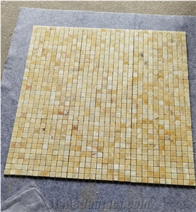 Honey Onyx Mini-Square Mosaic Tile