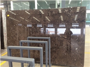 Dark Emperador Marble Slabs Vanity Top