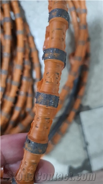 RUBBER COATED Wire Saw Rope