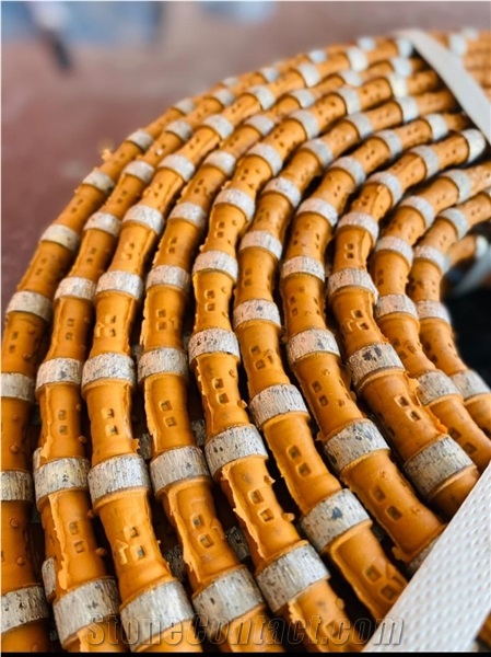 RUBBER COATED Wire Saw Rope