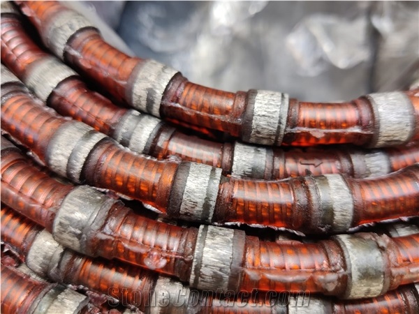 RUBBER COATED Wire Saw Rope