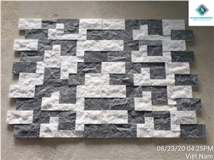 Black & White Marble Combination For Wall Panel