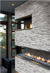 Grey Marble Combination Wall Panel For Wall Design
