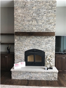 Grey Marble Combination Wall Panel For Wall Design