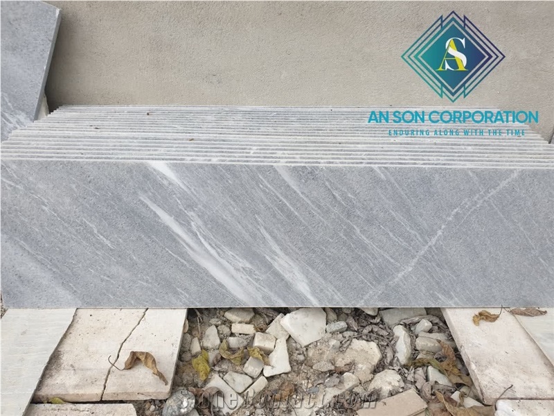 Grey Marble Steps & Riser Cheap Price