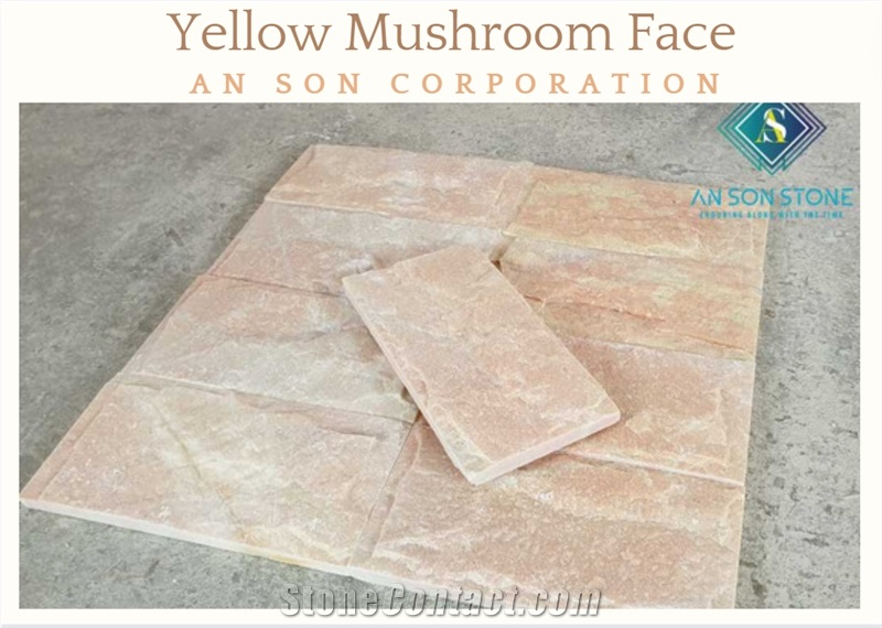 Top Stone Yellow Mushroom Face Wall Cladding Panel