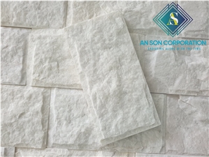 White Marble Split Face For Wall