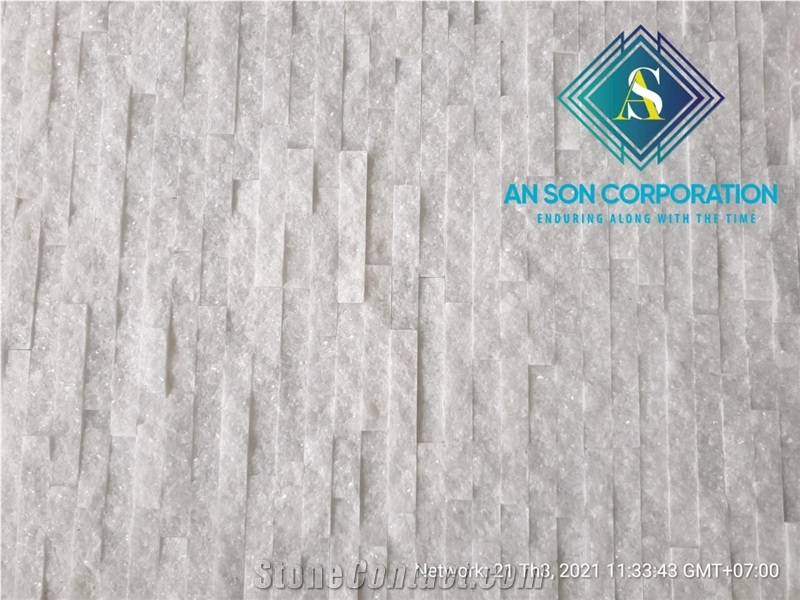 White Marble Stone Veneer For Wall Cladding