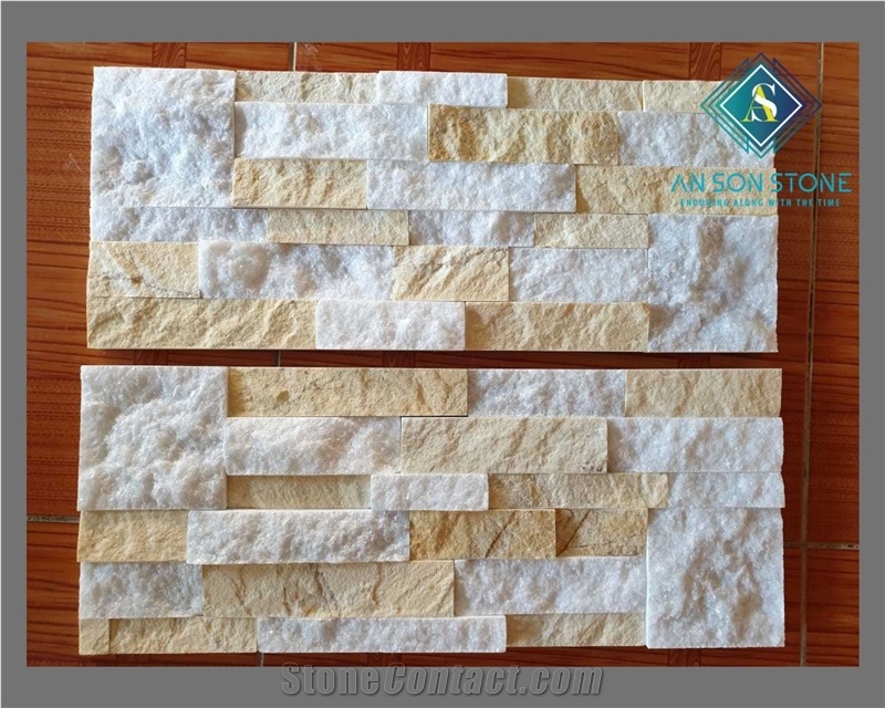 White Yellow Combination Wall Panel