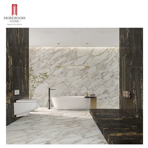 1600*3200 Calacatta Gold Marble Look Porcelain Floor Tile 1600*3200 Calacatta Gold Marble Look Porcelain Floor Tile