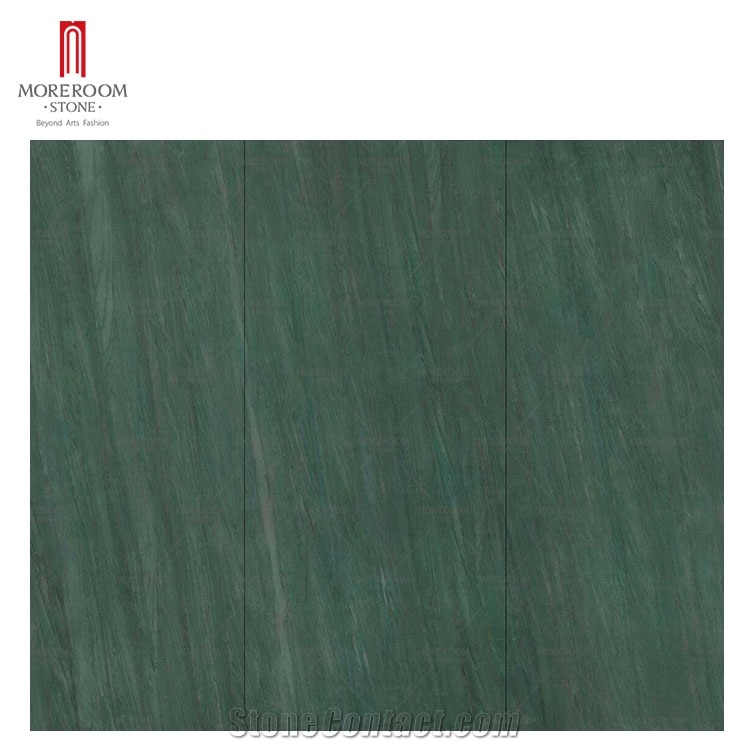1600*3200 Green Emerald Marble Designed Sintered Stoneountertop