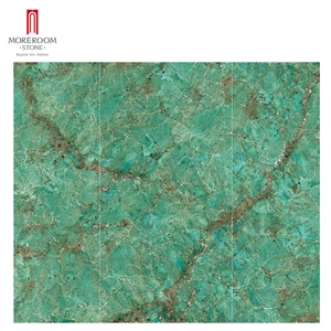 1600*3200 Green Emerald Marble Designed Sintered Stoneountertop