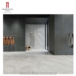 1600*3200 Porcelain Calacatta White Marble Look Tile
