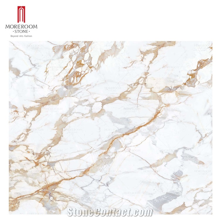 3200*1600 Calacatta Series Porcelain White/Gold/Grey Marble Look Tile