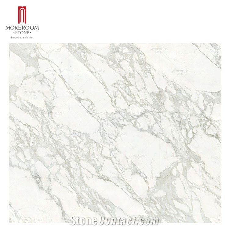 3200X1600 White Sintered Stone Large Format Tile Countertop