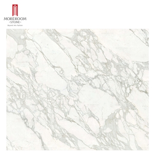 3200X1600 White Sintered Stone Large Format Tile Countertop