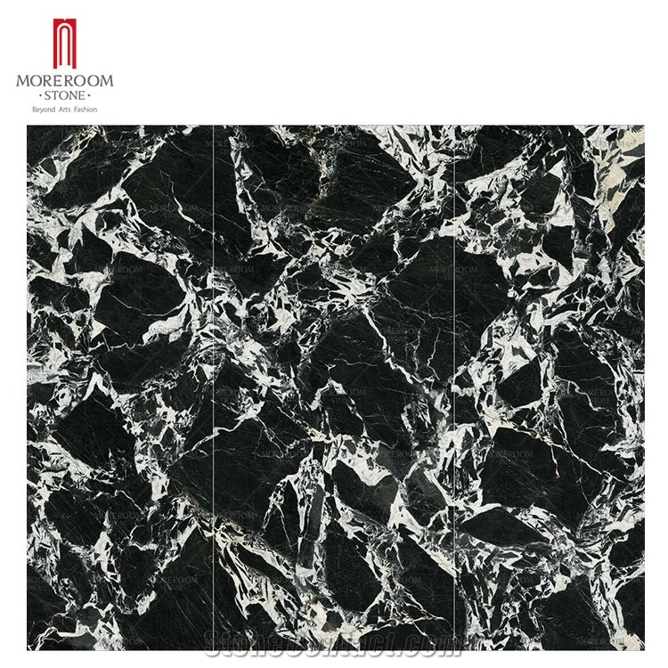 3600*1200 Black Marble Look Large Format Sintered Stone