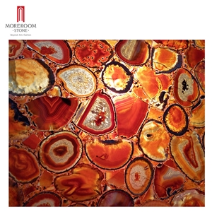 Agate Red Marble Slab,High Glossy Agate Decorate Wall Tile