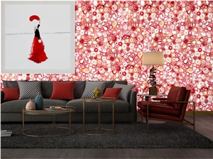 Agate Red Marble Slab,High Glossy Agate Decorate Wall Tile