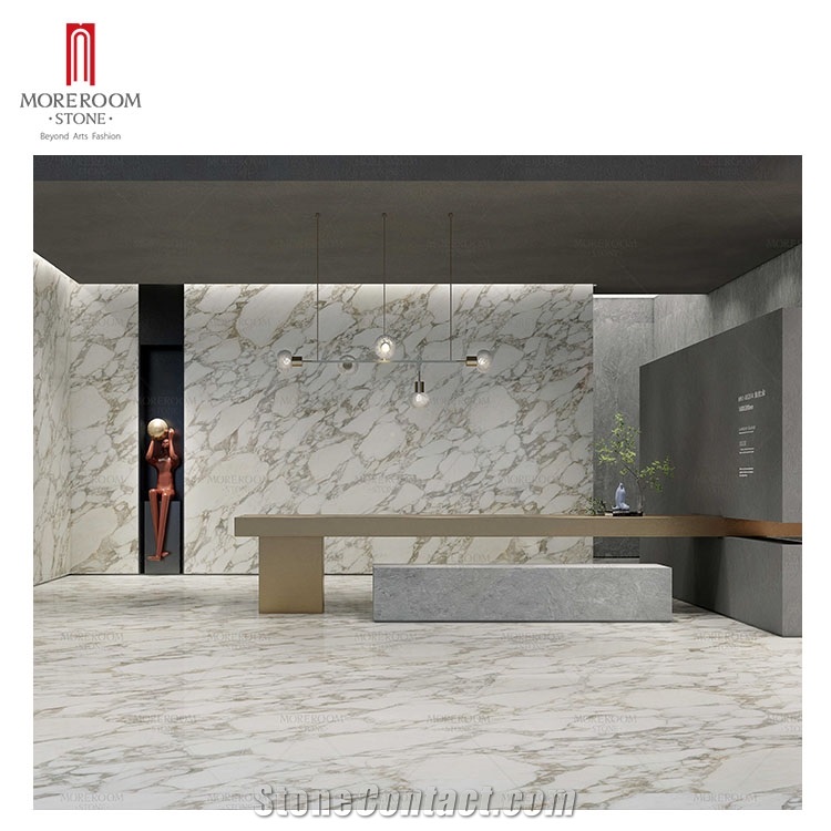 Calacatta Gold 1600*3200 6Mm Healthy Porcelain Countertop